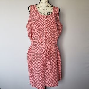 GAP Sleeveless Shirt Dress with Matching Tie Belt